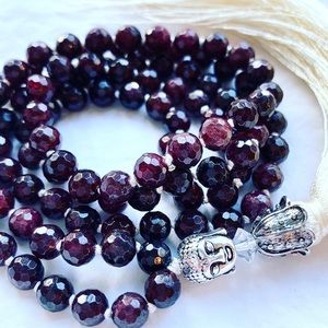 Garnet Meditation Beads